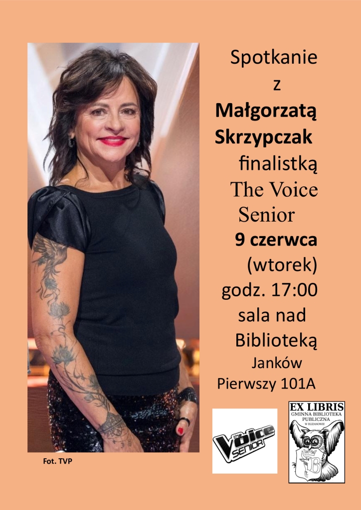 Spotkanie z Małgorzatą Skrzypczak - finalistką „The Voice Senior”