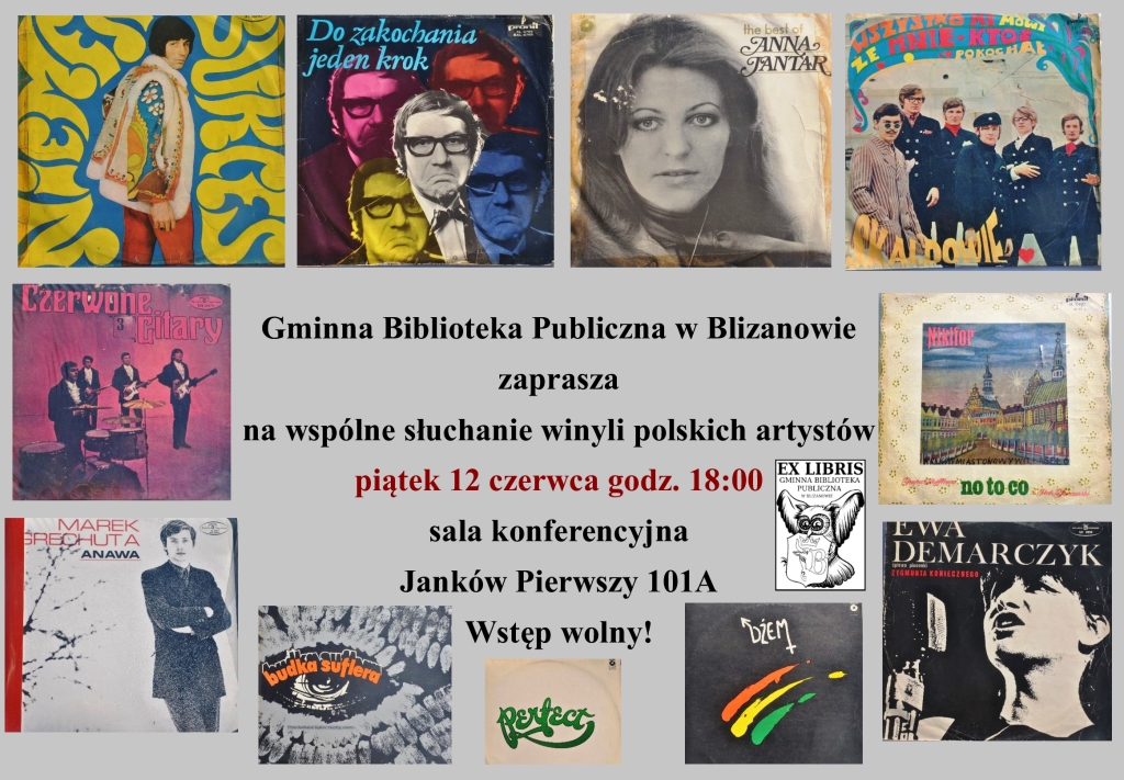 Słuchanie winyli polskich wykonawców